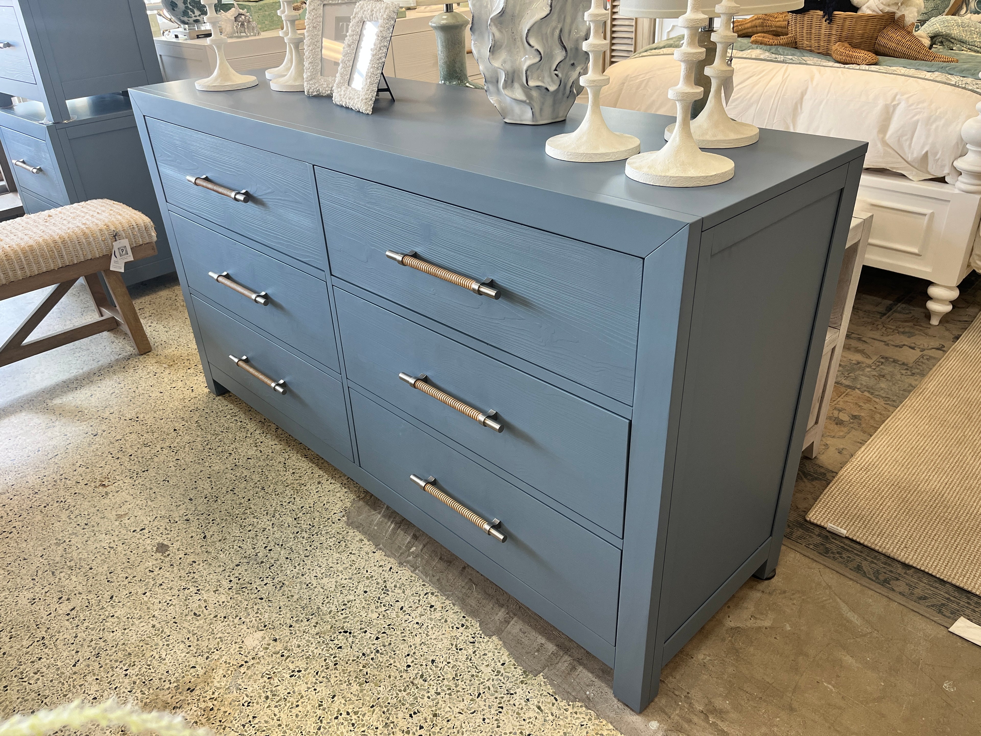 Solid Wood 6-Drawer Dresser