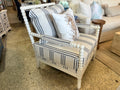 Bobbin Stripe Accent Chair