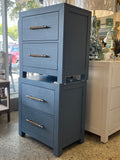 Solid Wood Blue Nightstands
