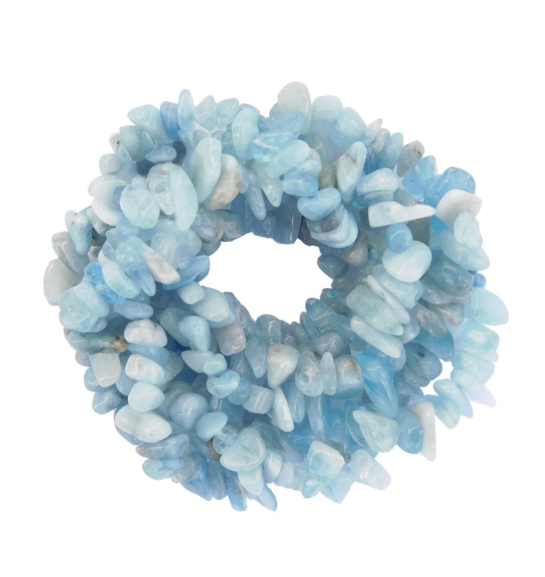 Aquamarine Chip Quartz