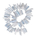 Blue Metallic Chunky Quartz