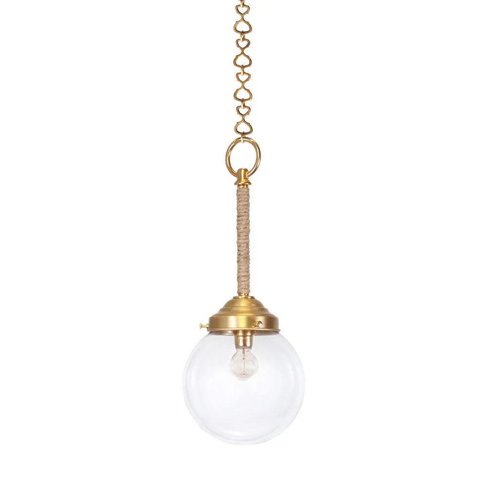 Orb Pendant in Brass