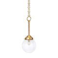 Orb Pendant in Brass
