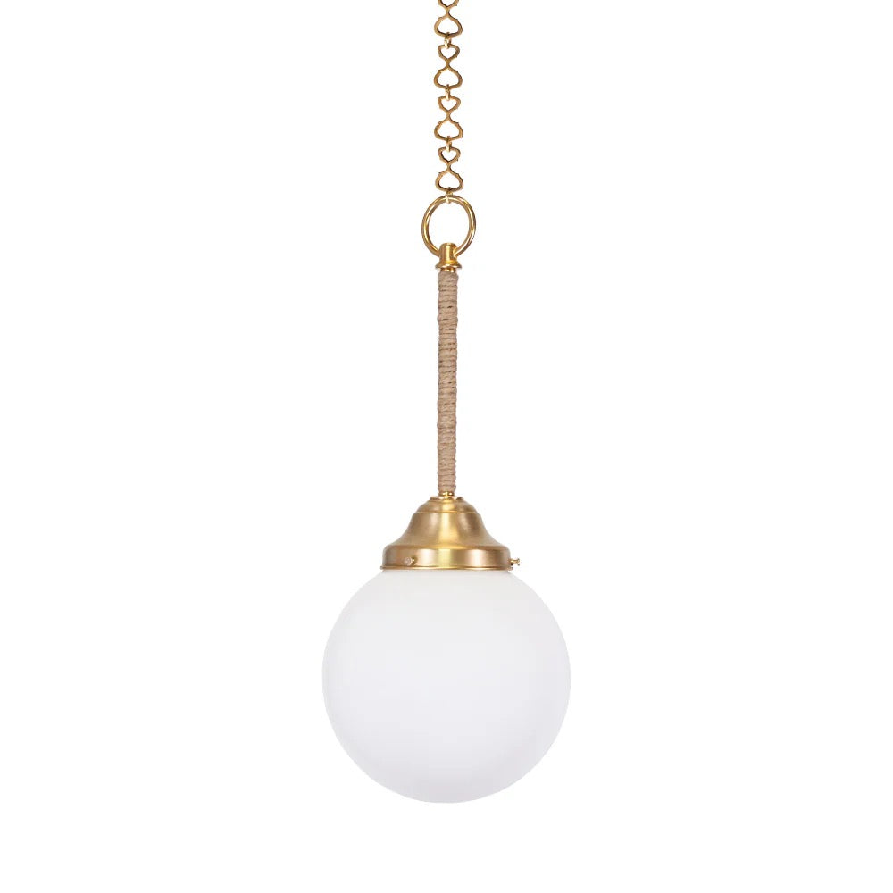 Orb Pendant in Brass