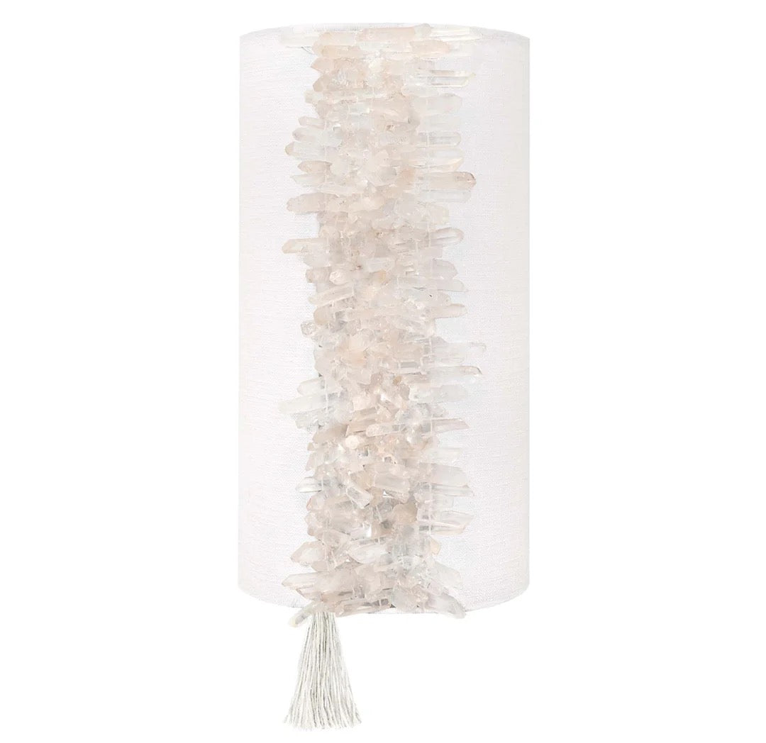 Rachel Sconce White Linen